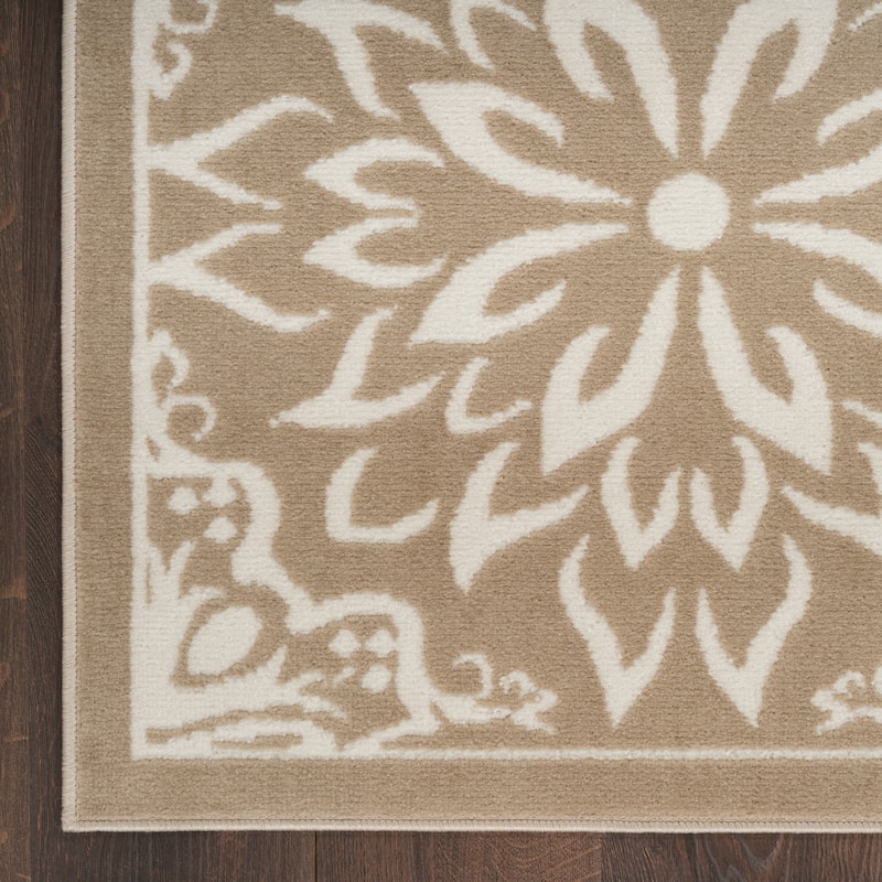 Nourison Jubilant Floral Medallion Area Rug