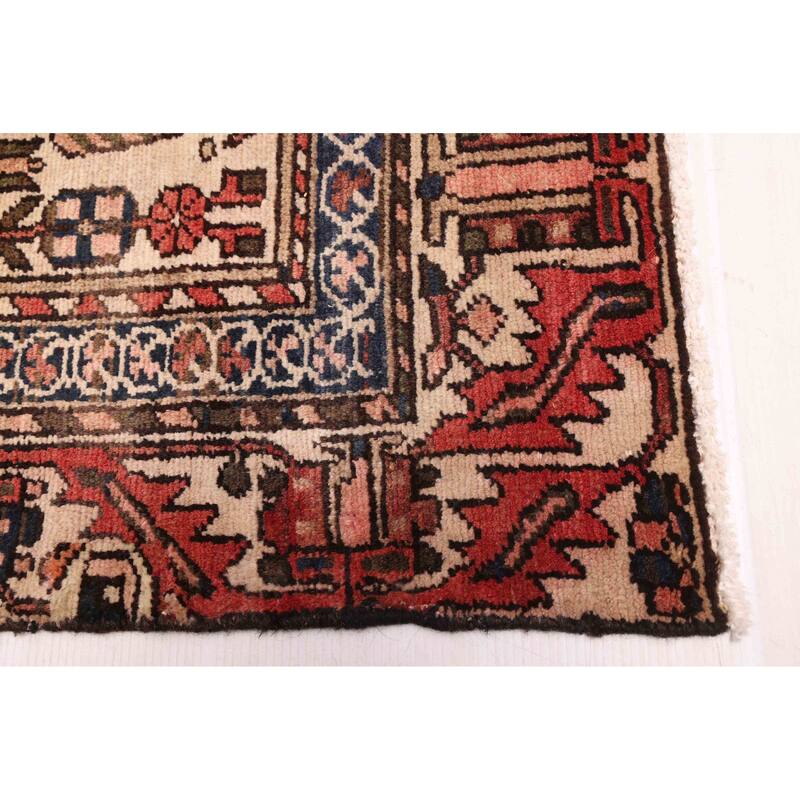 ECARPETGALLERY Hand-knotted Kayseri Dark Copper Wool Rug - 6'6 x 9'0