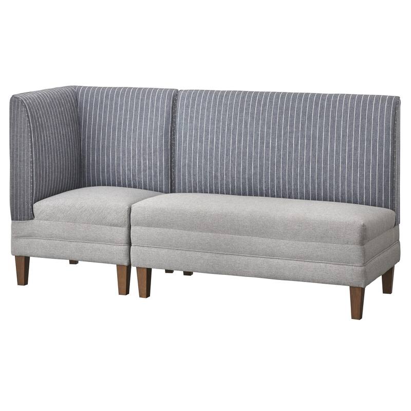 Lifestorey Phillips 2-Piece Upholstered Bench Set