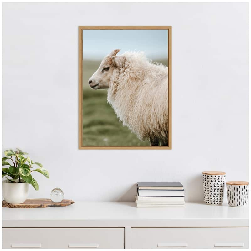 Kate and Laurel Sylvie Sheeply in Love 2 Framed Canvas by Michael Schauer
