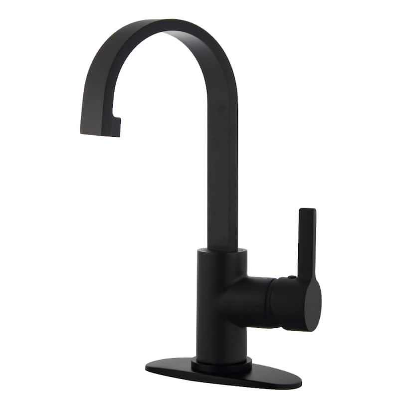 Continental Single-Handle Bathroom Faucet with Push Pop-Up in Polished Chrome