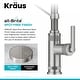 preview thumbnail 7 of 49, KRAUS Allyn Commercial 2-Function 1-Handle Pull Down Kitchen Faucet