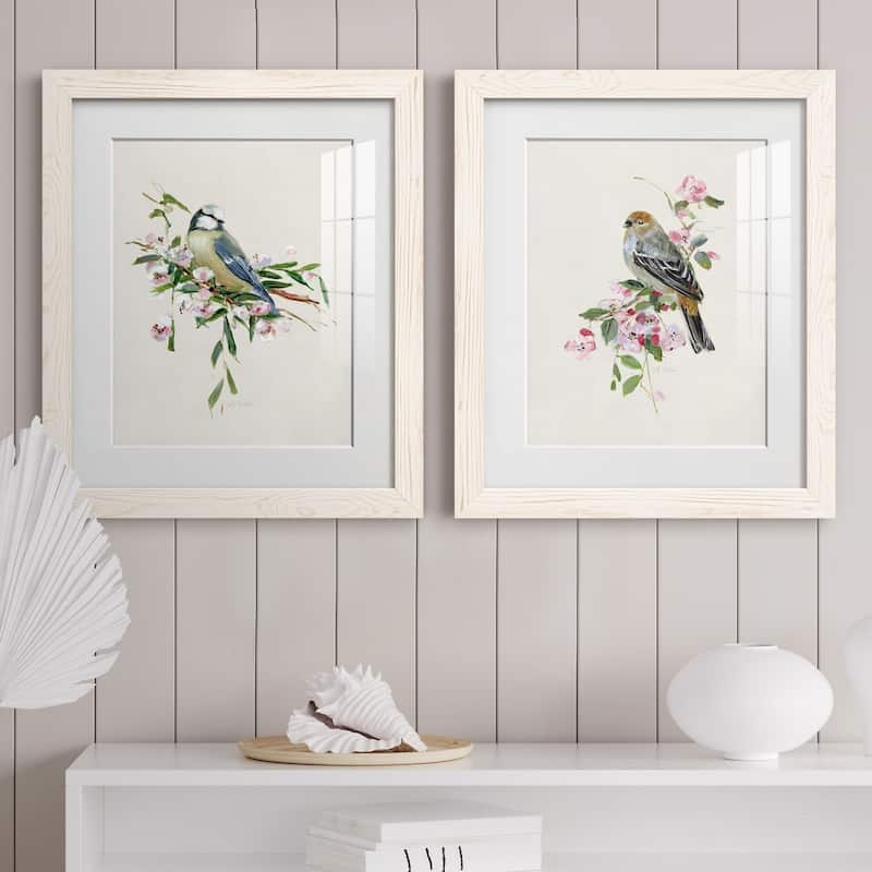 Spring Song Blue Bird-Premium Framed Print - Ready to Hang