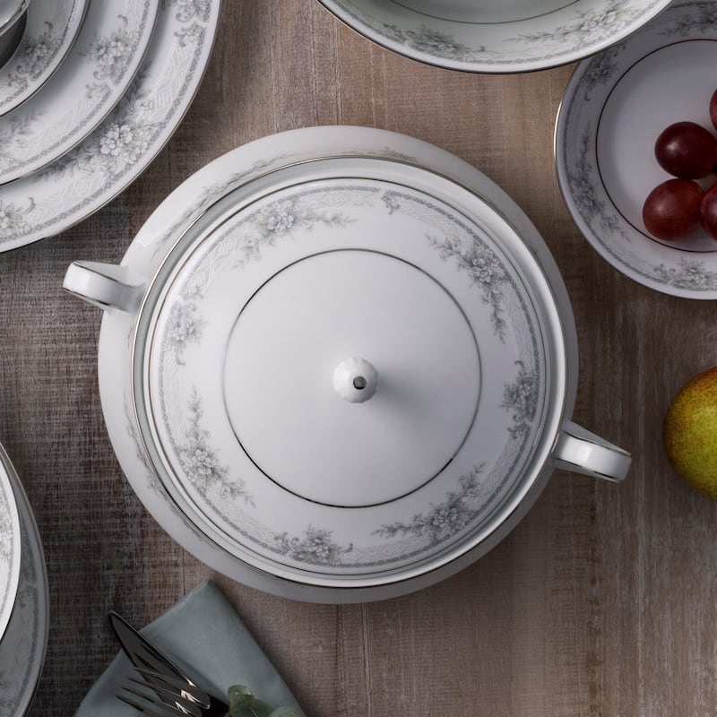 Noritake Sweet Leilani Covered Vegetable Bowl, 10-1/4", 48 oz.