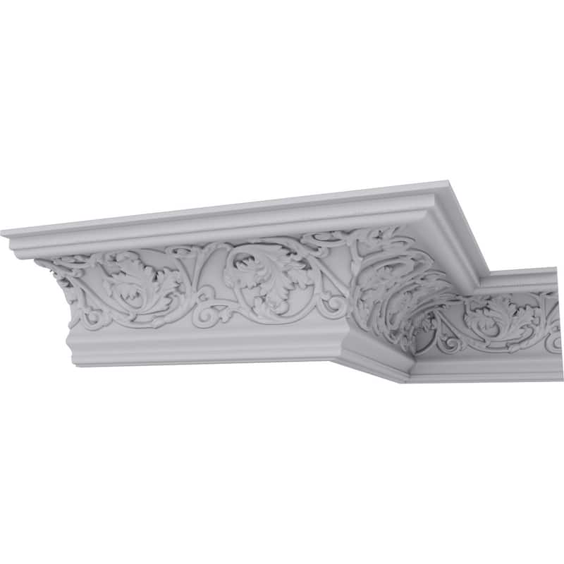 Neuveau Crown Moulding - 7 3/4"H x 9"P x 11 3/4"F x 94 1/2"L