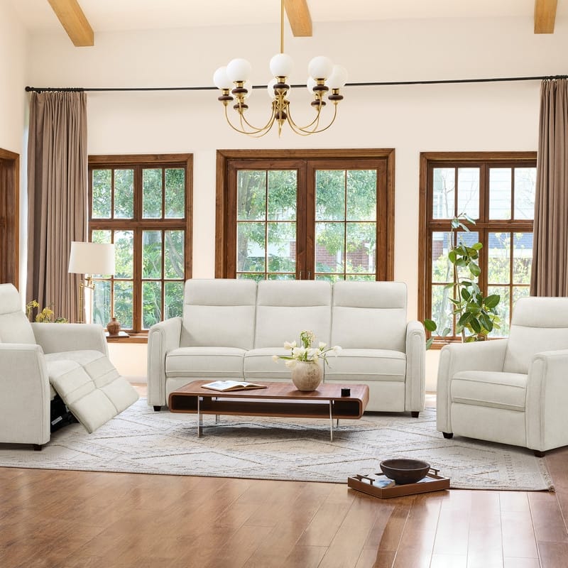 Spruce & Spring Katie Zero Wall Power Reclining Sofa Couch