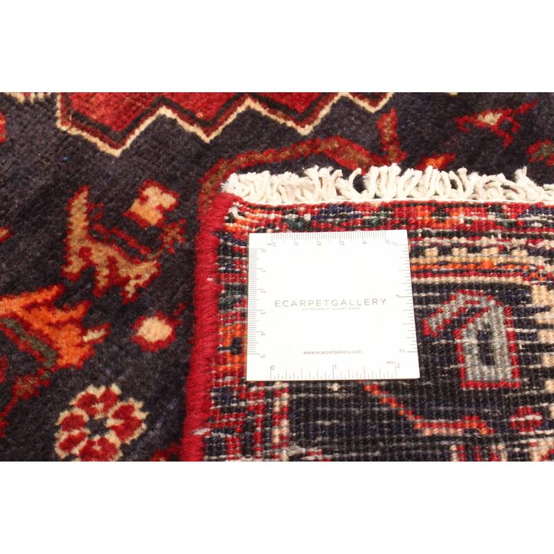 ECARPETGALLERY Hand-knotted Andelz Dark Grey Wool Rug - 4'3 x 6'5