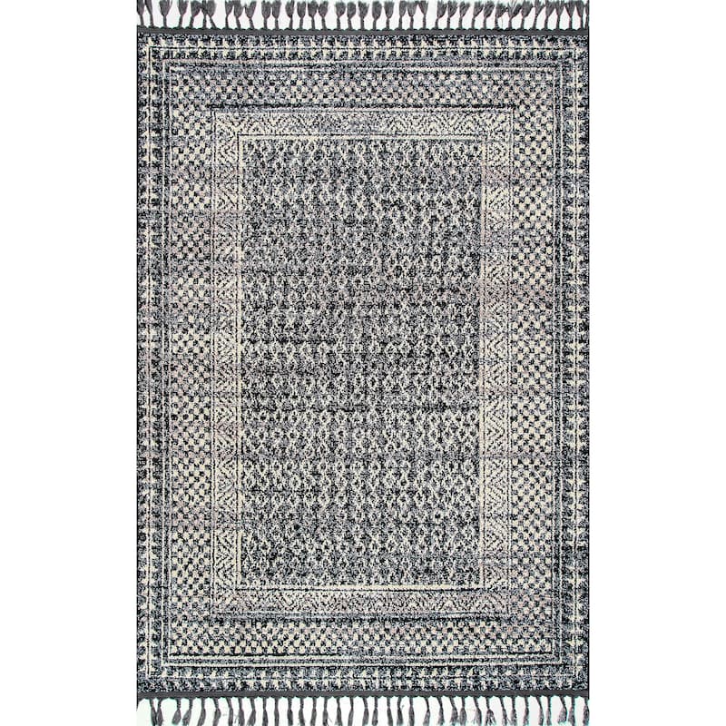 Nuloom Contemporary Faded Diamond Checkers Area Rug