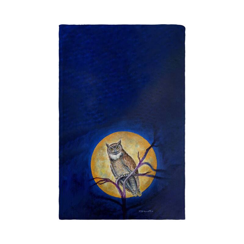 Owl in Moon Kitchen Towel - 16x25