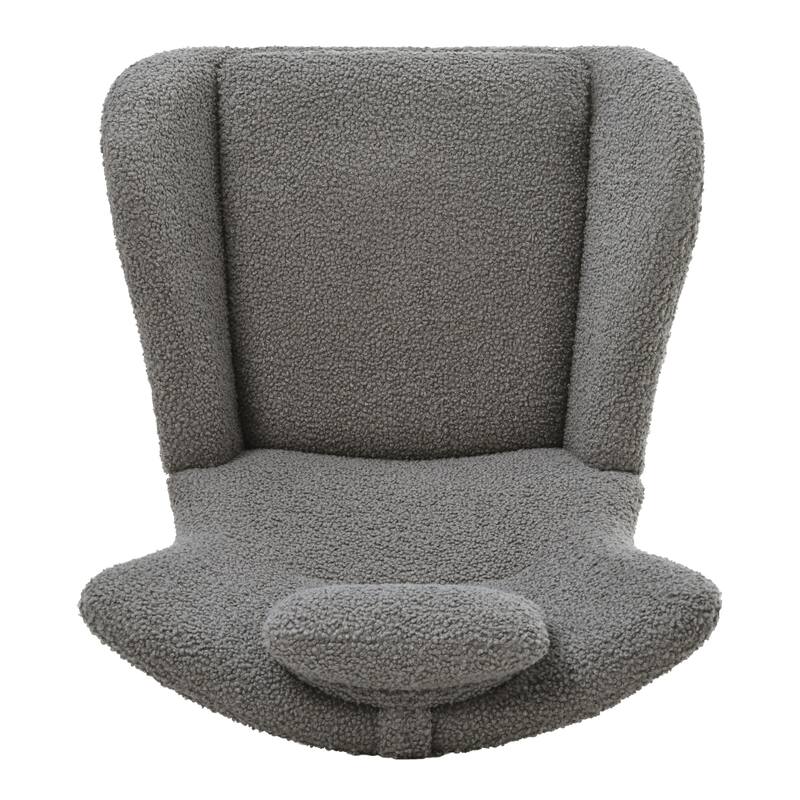 26.38" High Back Rocking Chair with Pocket