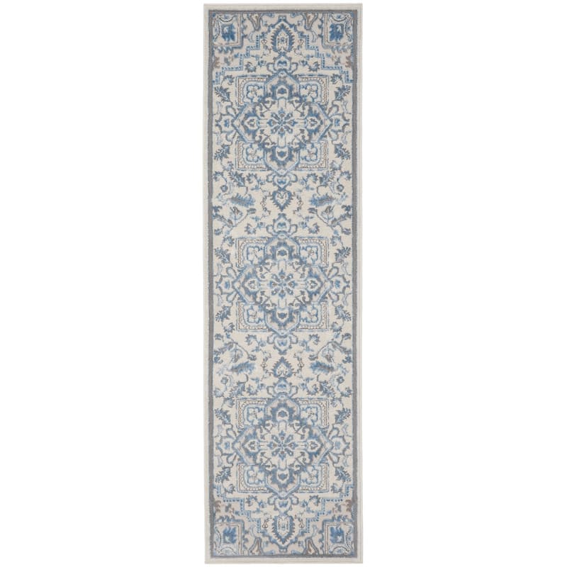 Nourison Elation Floral Medallion French Country Area Rug