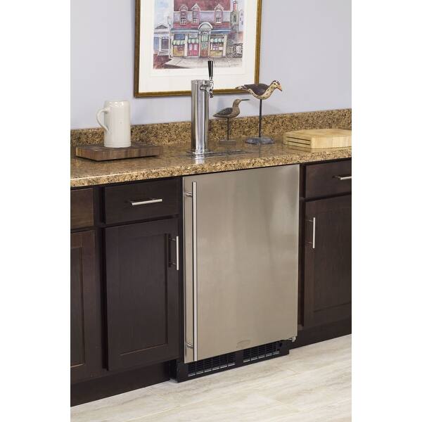 Shop Marvel Ml24bsr 24 Wide 5 7 Cu Ft Built In Single Tap