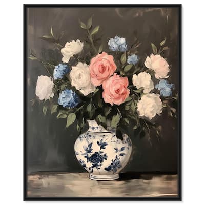 Classic Bouquet Canvas by Art Remedy
