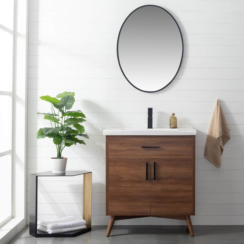 Sudio Design Bathroom Vanity Nelson Collection - 30" Single Sink - Walnut