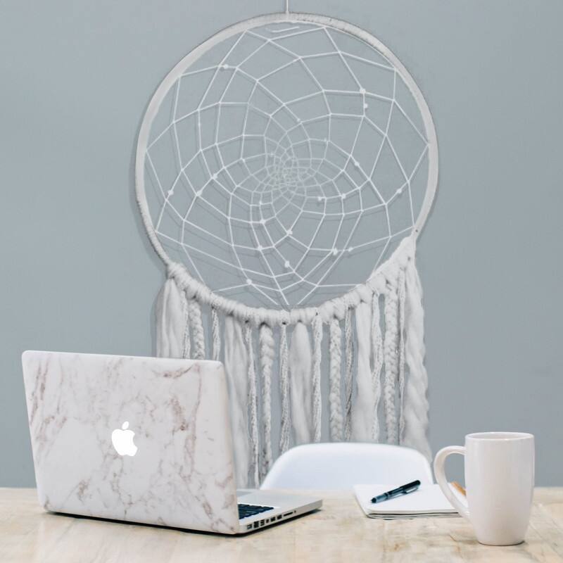 The Curated Nomad Handmade Macrame Dreamcatcher