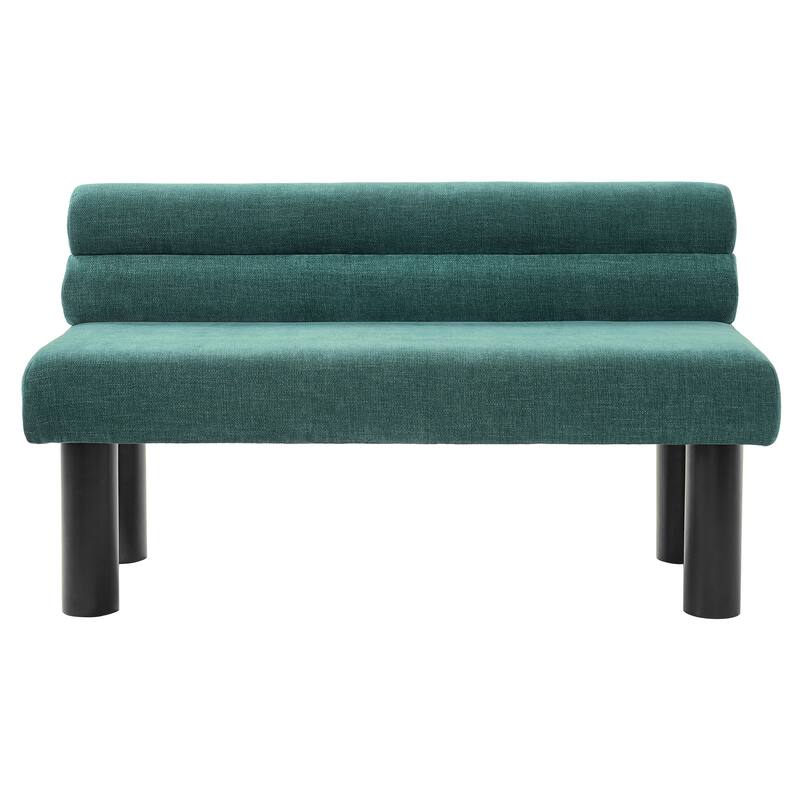 Christopher Knight Home - Modern Upholstered Dining Bench with Padded Seat and Backrest