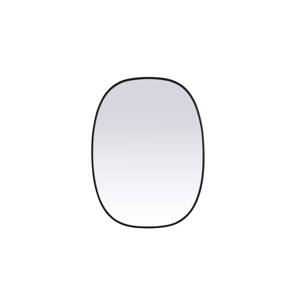 Elegant Lighting MR2B3040 Brynn 30" W x 40" H Modern Oval Bathroom