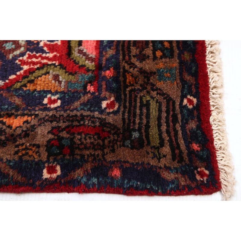 ECARPETGALLERY Hand-knotted Konya Anatolian Red Wool Rug - 2'8 x 9'5