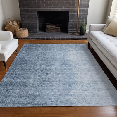 Premium Washable Super Soft Solid Ombre Juju Mayfield Rug