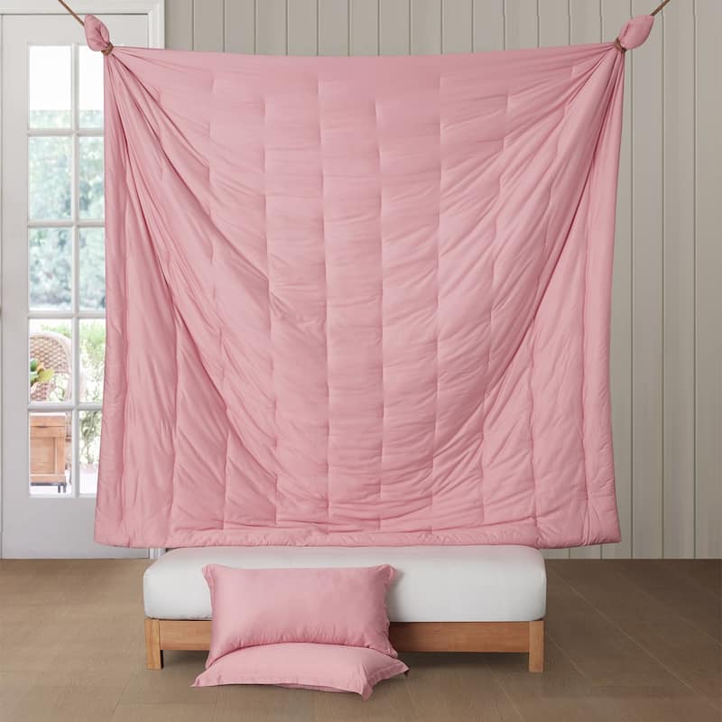 Butter - Coma Inducer® Oversized Cooling Comforter Set - Candy Pink
