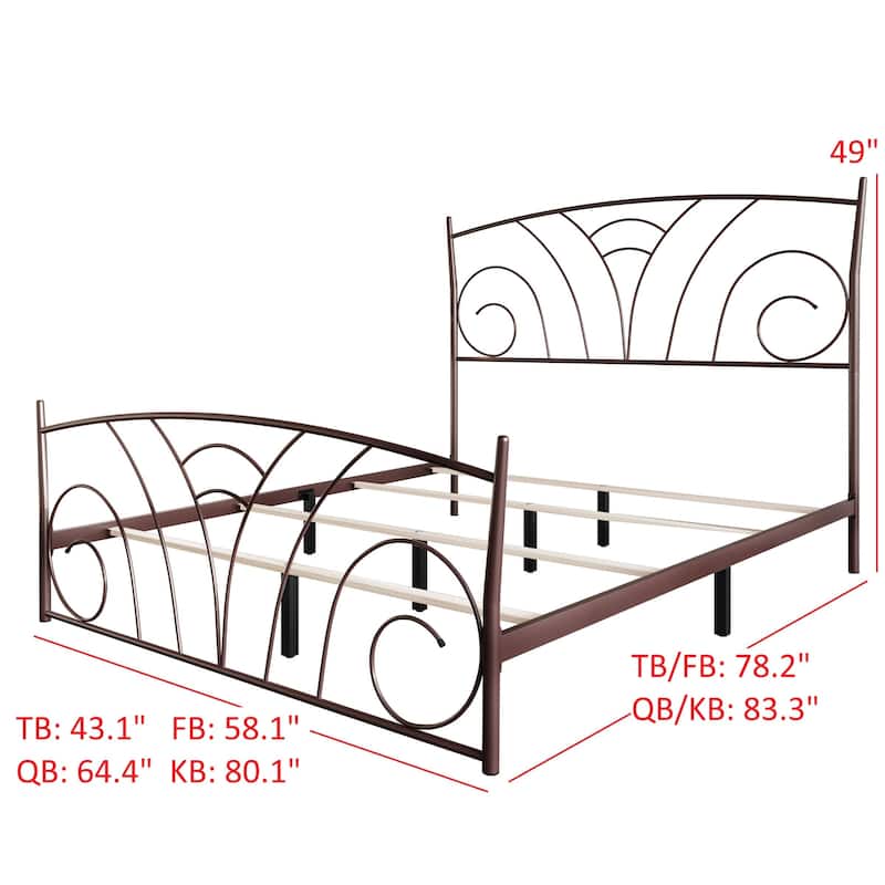 Clayfell Essex Metal Bed