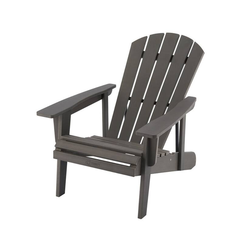 TRINITY EcoStorage® Reclining Adirondack Chair, Slate Gray