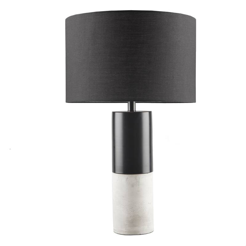INK+IVY Fulton Metal and Concrete Table Lamp