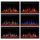 preview thumbnail 11 of 10, Crawford 48" Slim Electric Fireplace in White by Real Flame