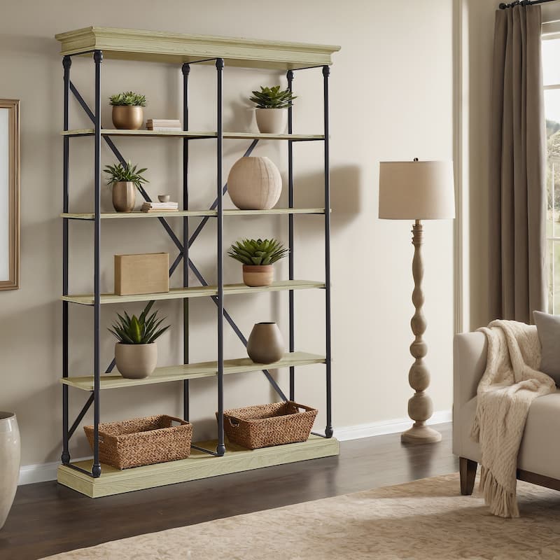 Dubrovnik Cornice Double Shelving Bookcase