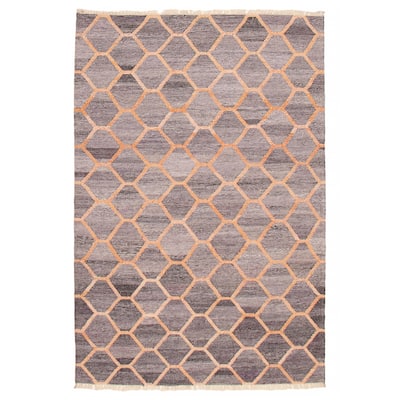 Ankara FW Grey Kilim 5'2" x 7'10" - 5'2 x 7'10