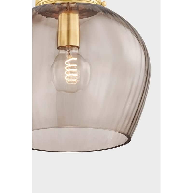 Hudson Valley Lighting 6913 Chatton 12" Wide Pendant with Fluted Glass