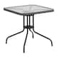 Powder-coated Aluminum/ Rattan Lightweight 5-piece Outdoor Dining Set