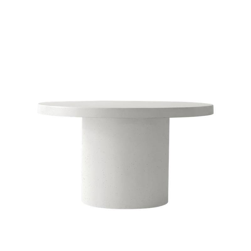 Travertine Round Coffee Table Circle Pedestal Table