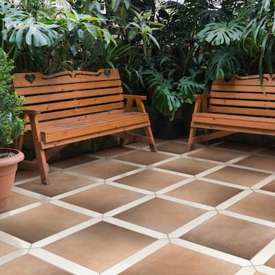 Merola Tile Argile Arrow Bianco 2-7/8" x 20-3/8" Porcelain Floor and Wall Tile