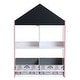 preview thumbnail 15 of 20, Children's Multi-Functional House Bookcase Toy Storage Bin Floor Cabinet with Blackboard