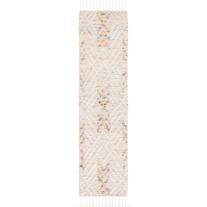 SAFAVIEH Handmade Himalaya Color Frame Wool/ Viscose Rug