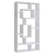 preview thumbnail 2 of 28, Corey Transitional 71-inch 8-shelf Bookshelf White