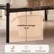 preview thumbnail 7 of 35, VECELO Twin Size Kids Bed Frame Easy-to-assemble Metal Twin Platform Bed Frame with Under-bed Storage