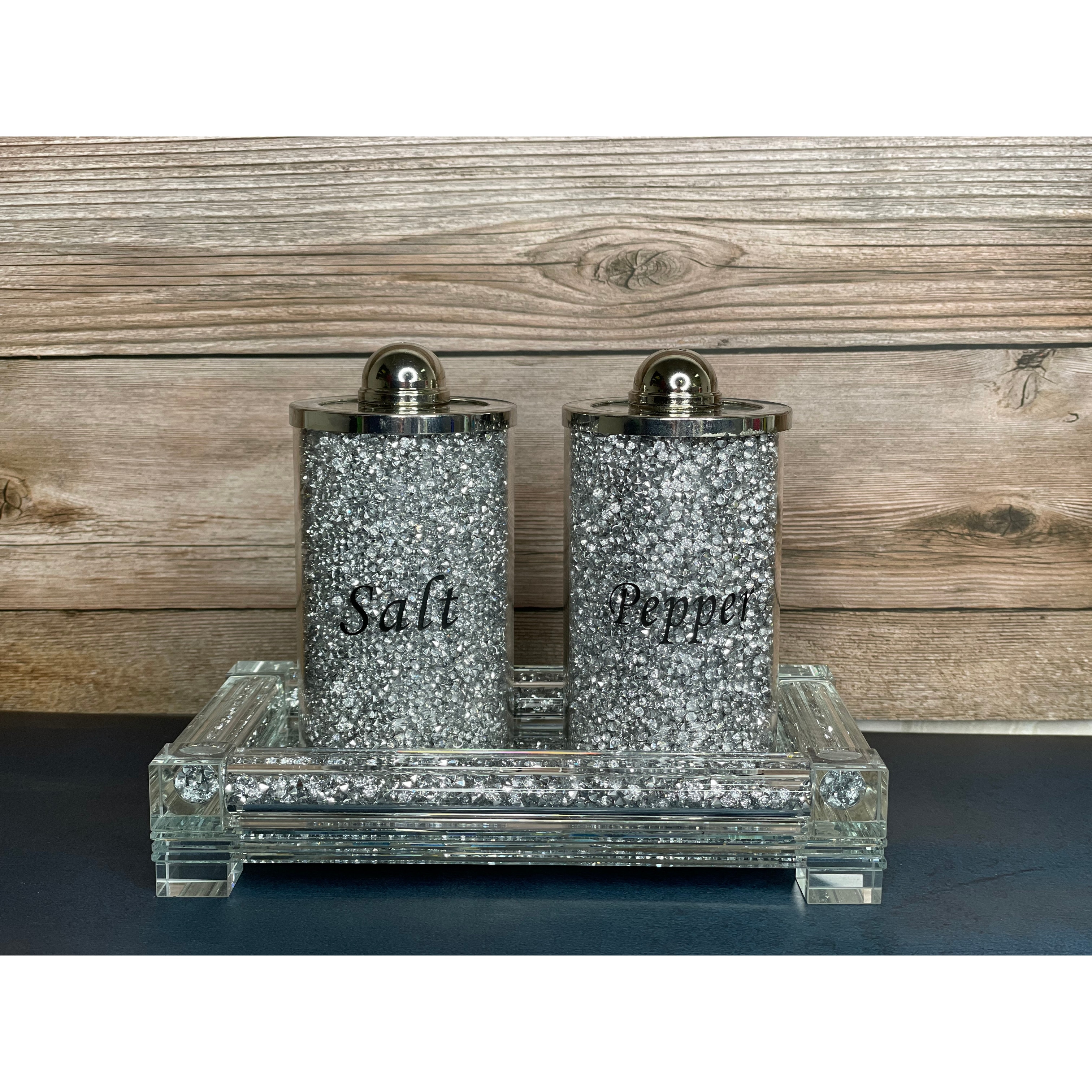 Salt & pepper canisters hot sale