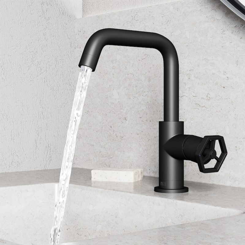 VIGO Ruxton 9" H Single Handle Single Hole Bathroom Faucet