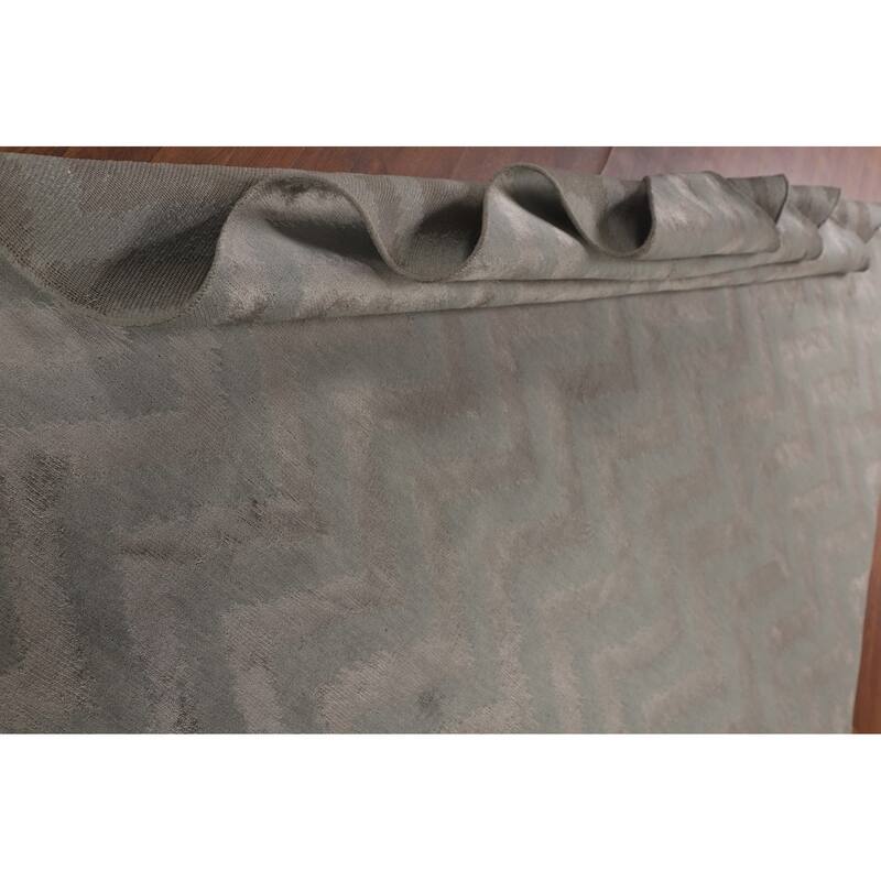 Chevron Style Modern Area Rug Handmade Contemporary Wool Carpet - 8'0"x 9'9"