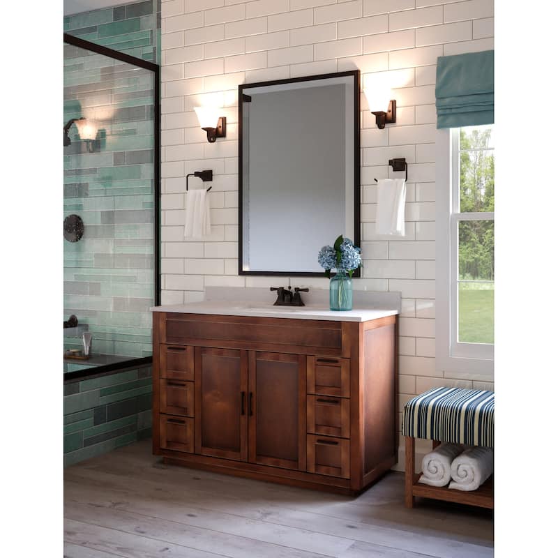 Design House Torino 8" Tall Bathroom Sconce