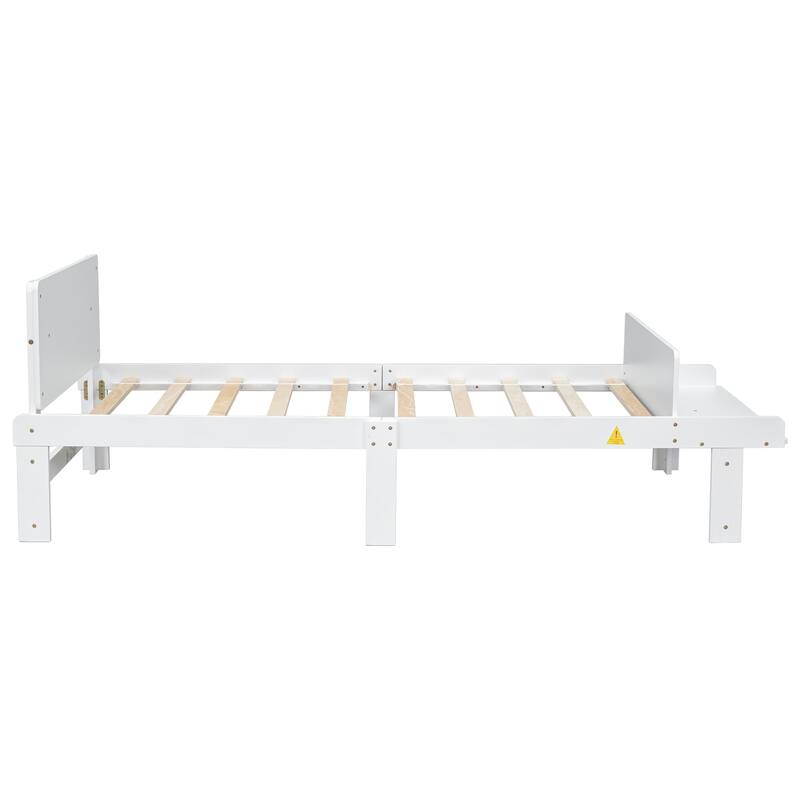Twin Bed with Footboard Bench