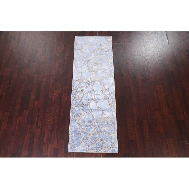 Turkish Oriental Abstract Transitional Rug Contemporary Carpet