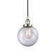 Option Polished Nickel / Clear