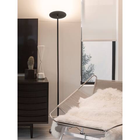Brightech Sky LED Floor Lamp - Gun Metal Black