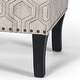 preview thumbnail 24 of 25, Adeco Storage Ottoman Bench Fabric Patterned Rectangular Toy Chests