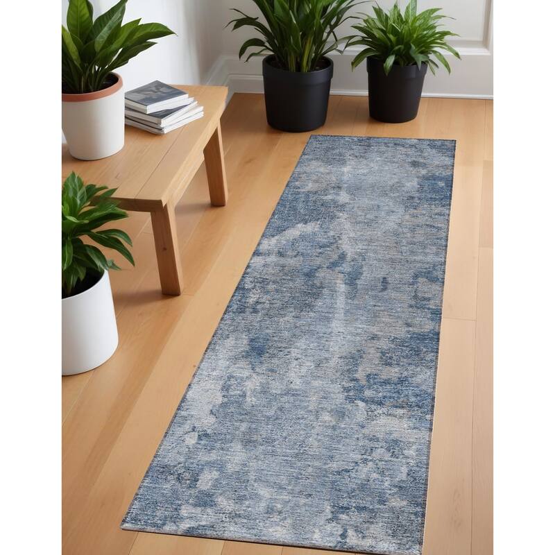 Dava Unique Abstract Weather Resistant Versatile Elegance Outdoor Rug