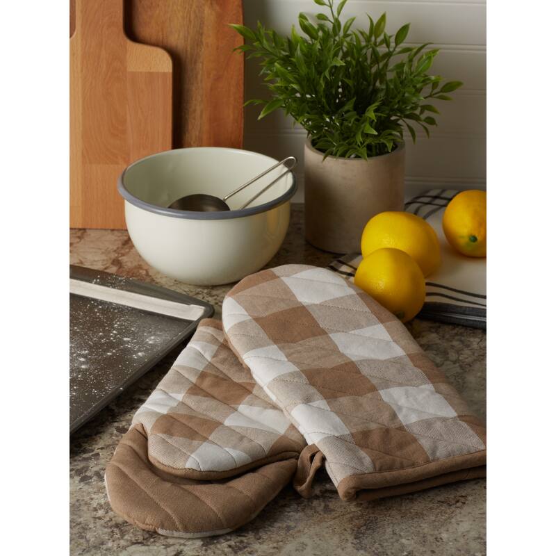 DII Vintage Red Buffalo Check Dishtowel (Set of 3)