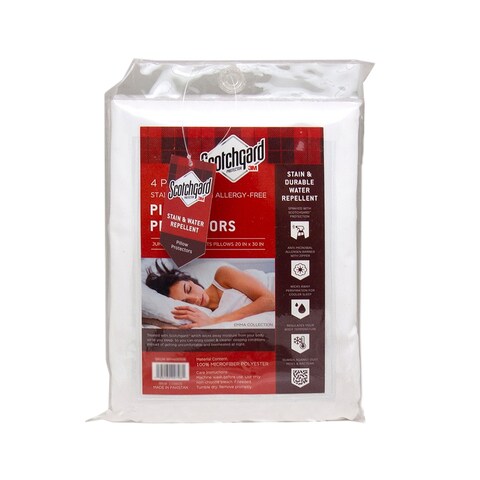 Great Bay Home 4-Pack Scotchguard Pillow Protector